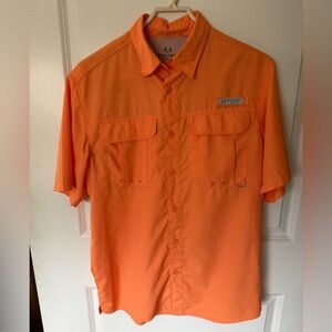 Realtree Coral Vented Back Short Sleeve Fishing Guide UV Protection